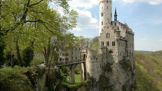 Wallpaper Lichtenstein Castle Germany X Widescreen