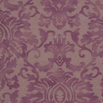 Purple Faux Worn Damask Bliss Wallpaper Rustic By