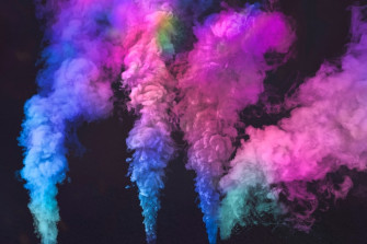 Colorful Smoke Background Wallpaper