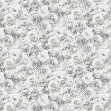 Wild Rose By Arthouse Silver Wallpaper Direct