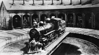 Vintage Photo Of A Train Wallpaper