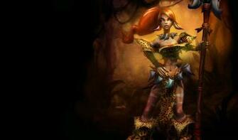 League Of Legends Wallpaper Nidalee The Bestial Huntress