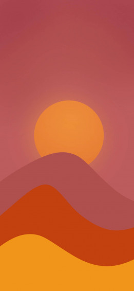 Sunset Range For Xiaomi Redmi Note Wallpaper