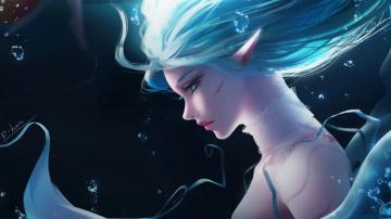 Anime Elf Girl Fantasy 8k Wallpaper