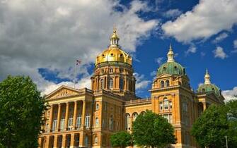Iowa State Capitol Computer Wallpaper Desktop Background