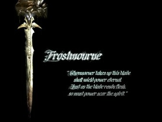 Frostmourne The Wallpaper By Obi Wan8403