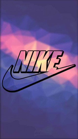Geometric Nike iPhone Background Wallpaper