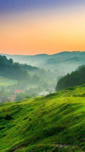 Green Nature Landscape iPhone Wallpaper HD
