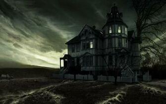 Haunted House Halloween Wallpaper