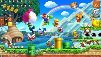 My New Super Mario Bros U Wallpaper Desktop By Ratchetmario On