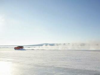 Range Rover Sport Chile Red In The Snow Side HD Wallpaper