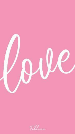 Wallpaper Sunday Valentines iPhone Pink