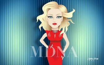Mdna Cartoon Wallpaper By Ludingirra