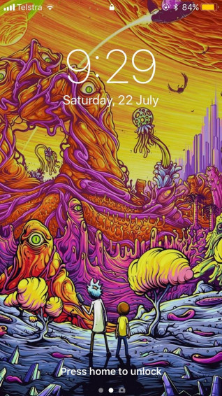 Wallpaper Rick And Morty iPhone Lockscreen Full Size