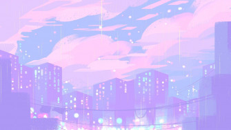 Purple Aesthetic Anime Wallpaper