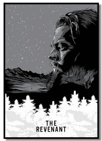 Custom S Wall Painting Leonardo Dicaprio Poster The Revenant
