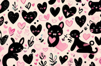 Cute Black And Pink Wallpaper