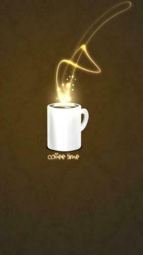 Coffee Time Wallpaper For iPhone HD