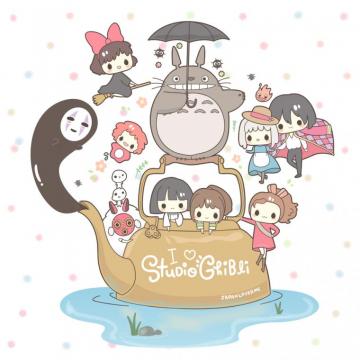 Wallpaper Kawaii By Leyfzalley Studio Ghibli