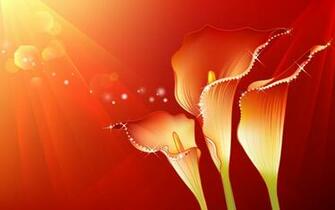 Abstract Flowers Design Wallpaper X Photo Of