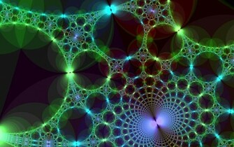 Spider Web Fractal Background