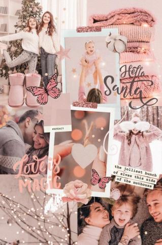 Pink Christmas Png Sticker Set Aesthetic Design Shop