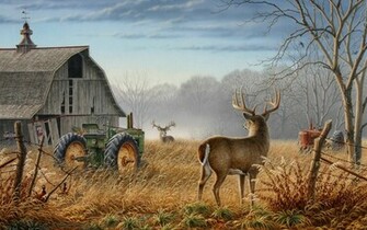 Animals Tractors Savers Screen Wallpaper Image