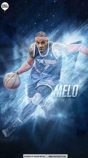 Carmelo Anthony Playoff Push Wallpaper Slamonline