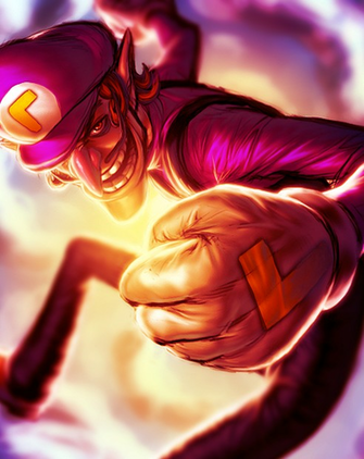 Waluigi By Pirate Cashoo