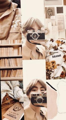 Wallpaper Blue Pastel Bts