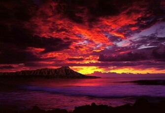 Diamond Head At Dawn Wallpaper