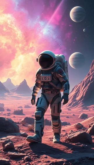Really Cool Astronaut Wallpaper