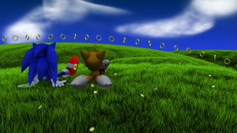 3d Sonic Desktop Wallpaper By Compense The Stadium