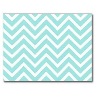 Teal And White Background Vintage Chevron