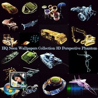 Hq Neon Wallpaper Collection 3d Perspective Phantom New