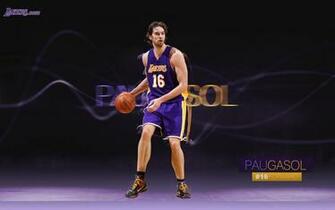 Pau Gasol La Lakers Widescreen Photo
