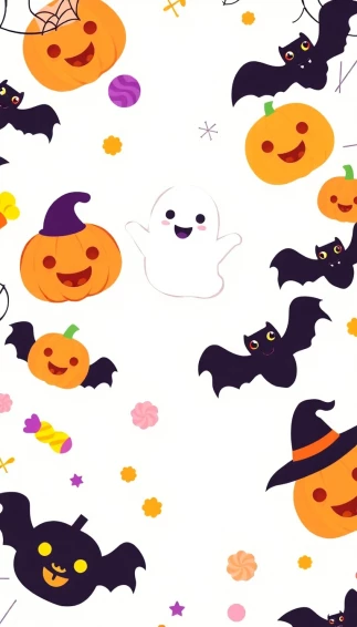 Kawaii Halloween Wallpaper