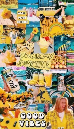 Shelby On Words Collage Background Aesthetic