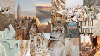 Aesthetic Beige Wallpaper