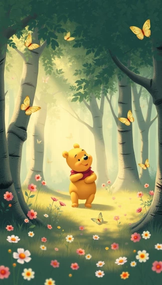 Pooh Mobile Wallpaper