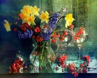 Spring Showers Wallpaper