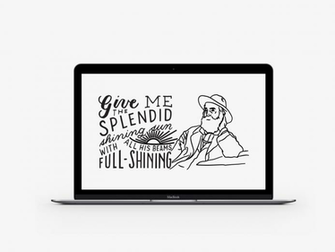 I Made Some Poetry Wallpaper With Natalie Of Work Over Easy This