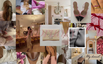 February Moodboard Desktop iPhone Wallpaper
