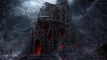 Medieval Church Of Darkness Desktop Wallpaper And