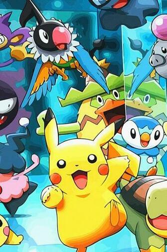 Ios7 Pikachu Pokemon Parallax HD iPhone iPad Wallpaper