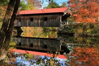 Waterloo Covered Bridge Fall Foliage Jpg