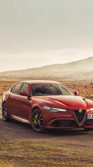 Cruise In Style With An Alfa Romeo Wallpaper