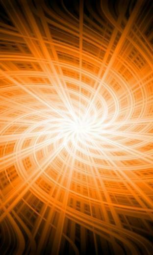 Wallpaper Bright Orange Abstract Mobile