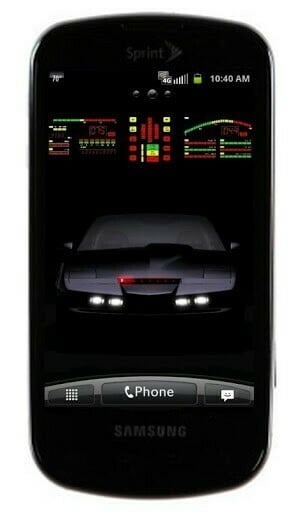 Captura De Pantalla Knight Kitt Rider Dash Lwp Para Android