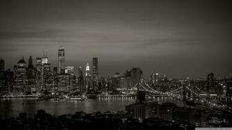 New York City Black And White 4k HD Desktop Wallpaper For